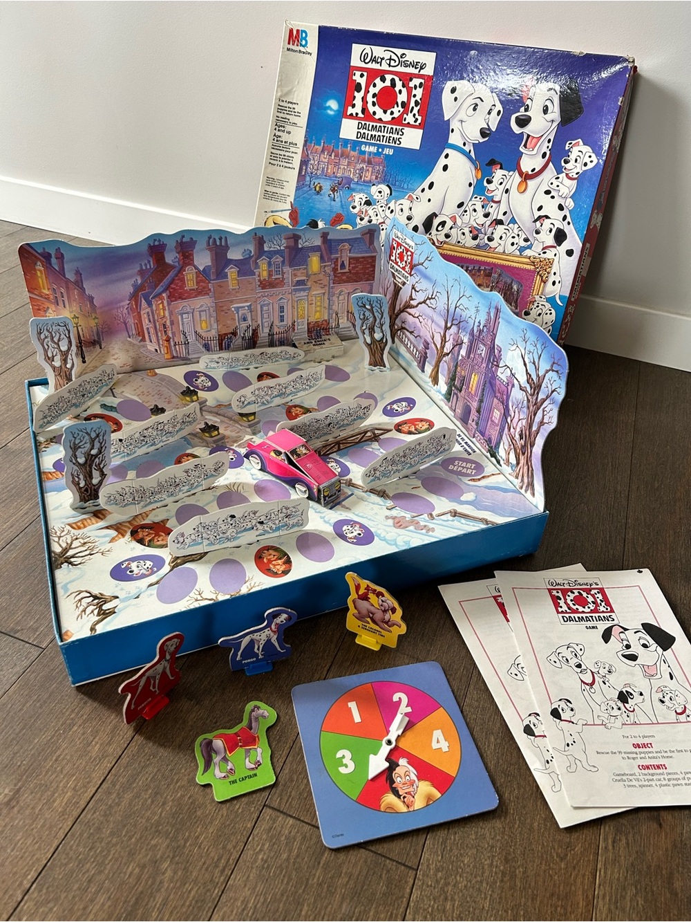 Vintage 1991 Walt Disney 101 Dalmatians Board Game by Milton Bradley